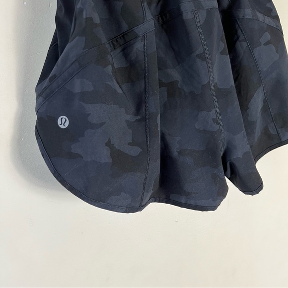 Lululemon Track That Shorts Womens 6 Deep Coal Camo 3" High Rise Heritage 365 - Picture 5 of 11